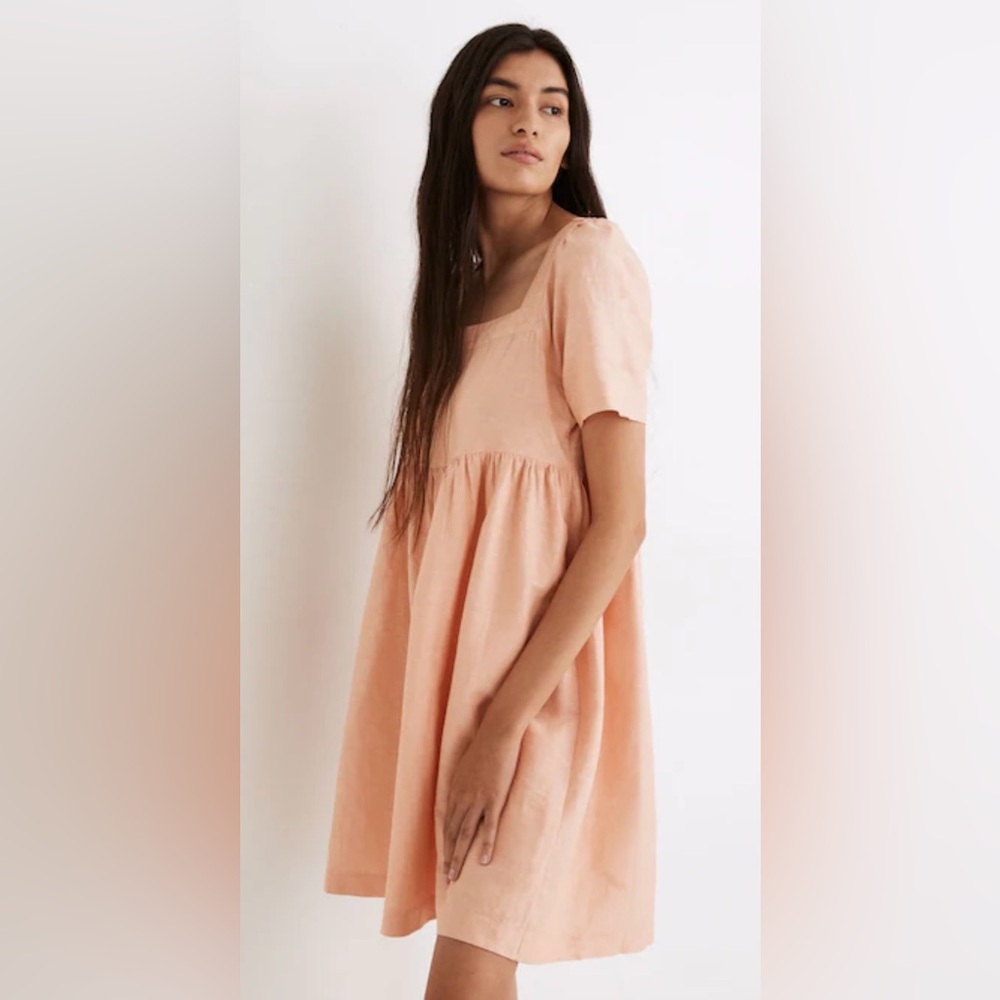 Madewell Peach Mini Dress